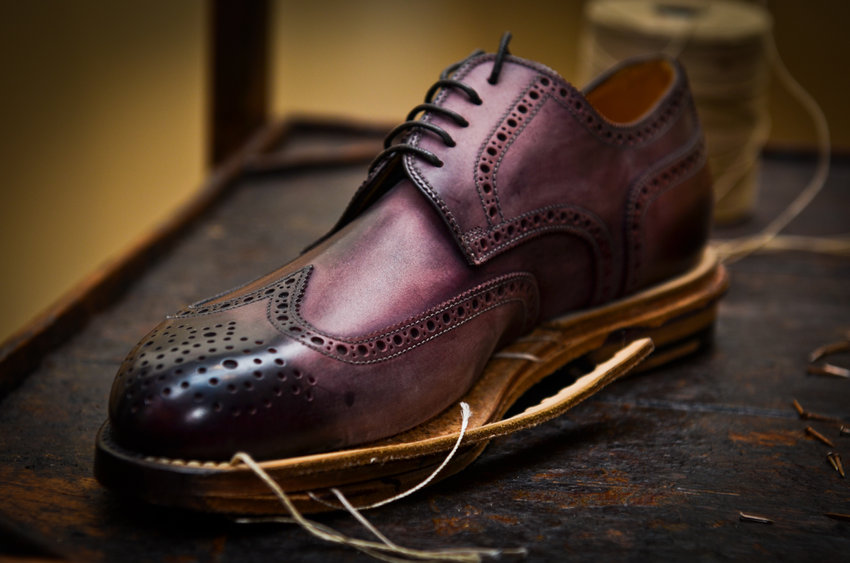 handmade italian shoe